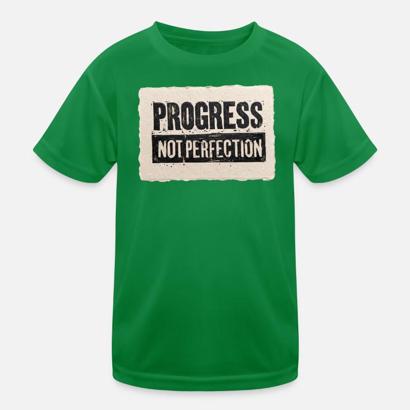 Progrès-pas-perfection T-shirt sport Enfant