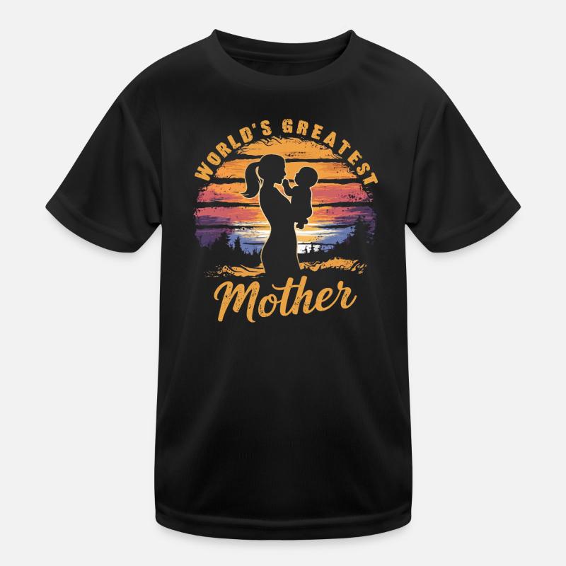 Die größte Mutter der Welt Kinder Funktions-T-Shirt