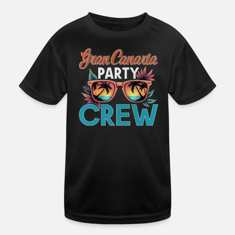 Gran Canaria Crew Kinder Funktions-T-Shirt