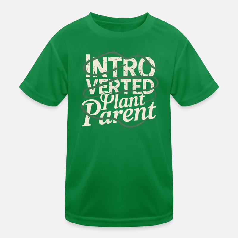 Introvertierter Pflanzenelternteil Kinder Funktions-T-Shirt