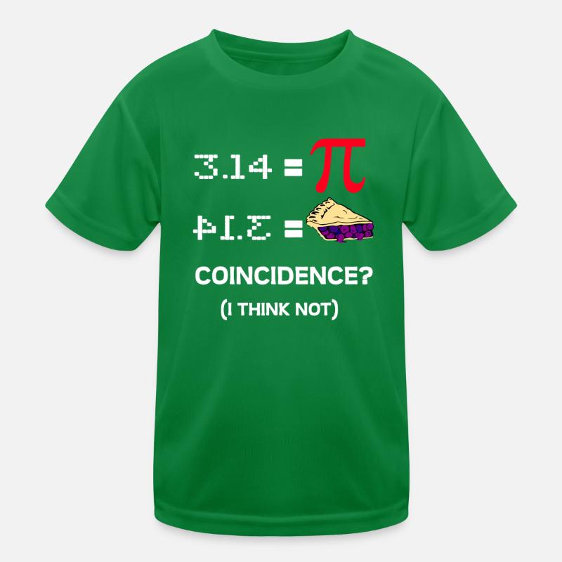 Pi Pie Coincidence Tee Kids Functional T-Shirt