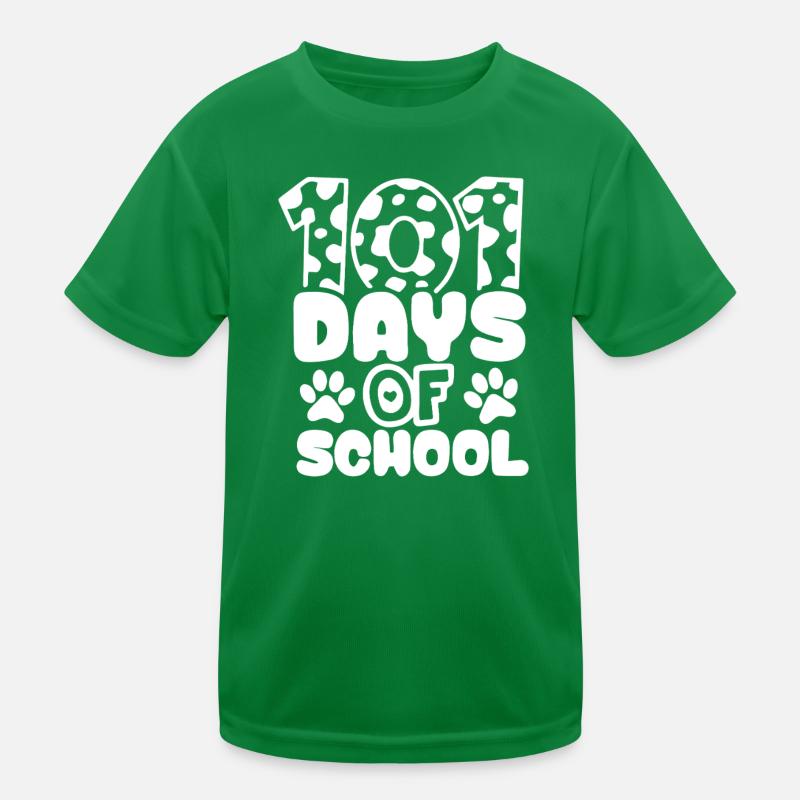 101 jours d’école Empreinte de patte T-shirt sport Enfant