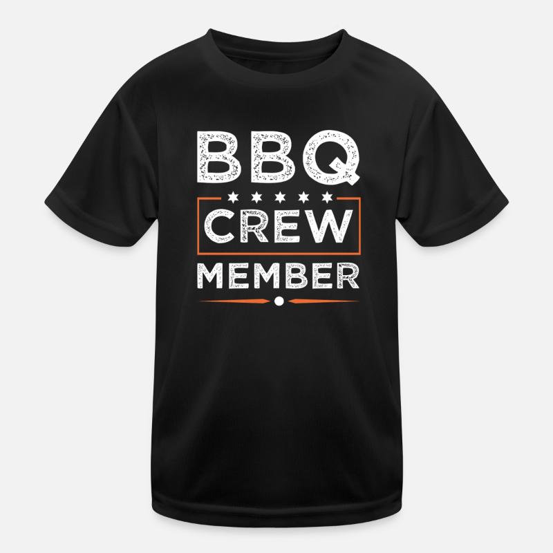 Bbq Crew Kinder Funktions-T-Shirt