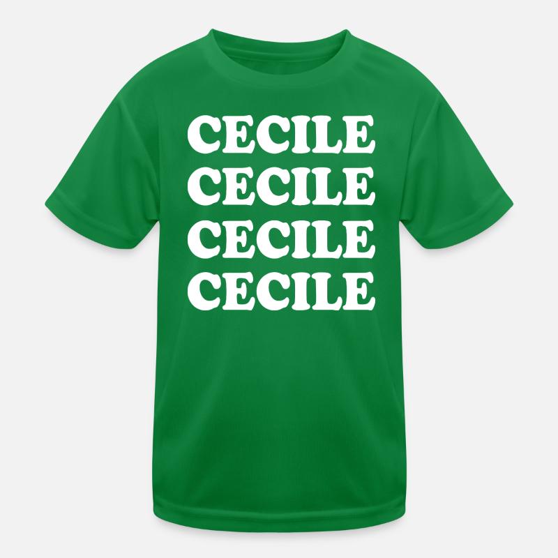 Cecile comme prénom T-shirt sport Enfant