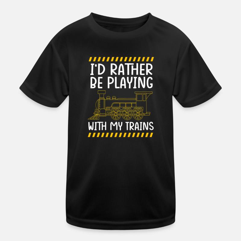 Model Railway Model Making Model Maker Kids Functional T-Shirt