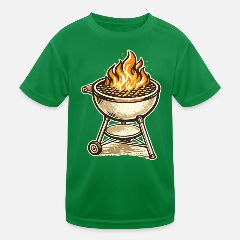 Grillen Kinder Funktions-T-Shirt