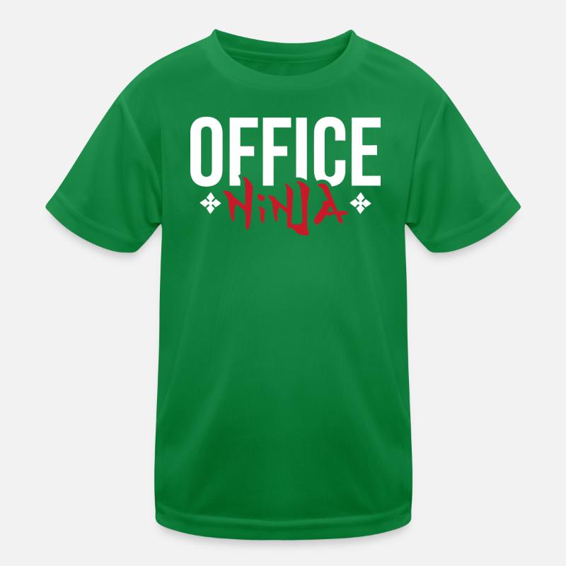 Büro-Ninja Kinder Funktions-T-Shirt