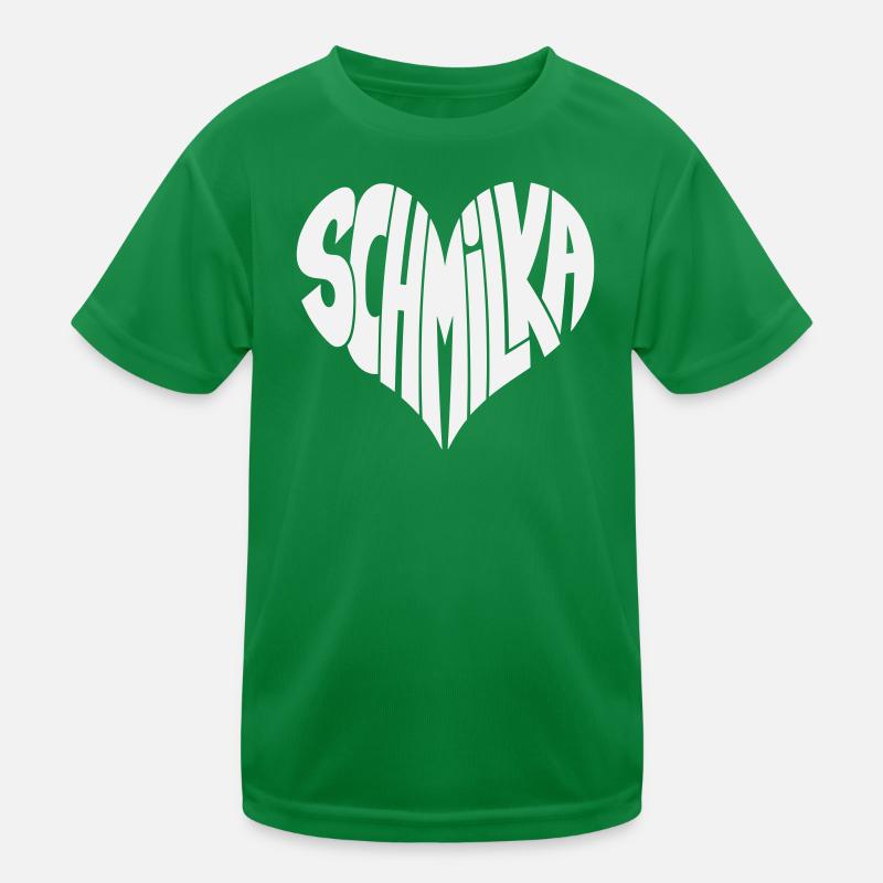 Schmilka, Ba Schandau Lettrage en forme de cœur T-shirt sport Enfant