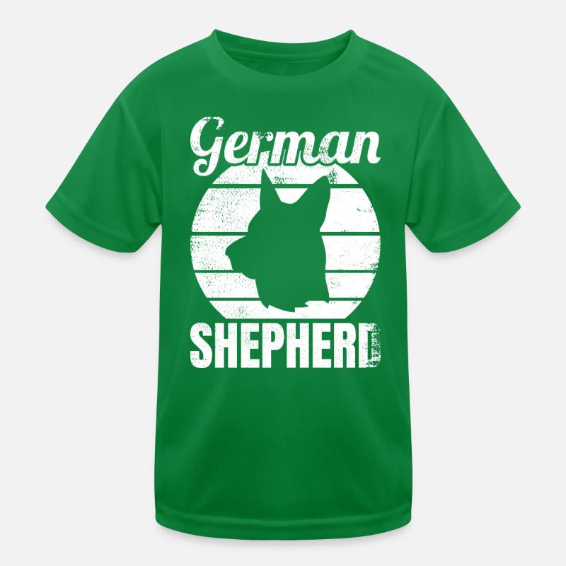 German Shepherd Kids Functional T-Shirt