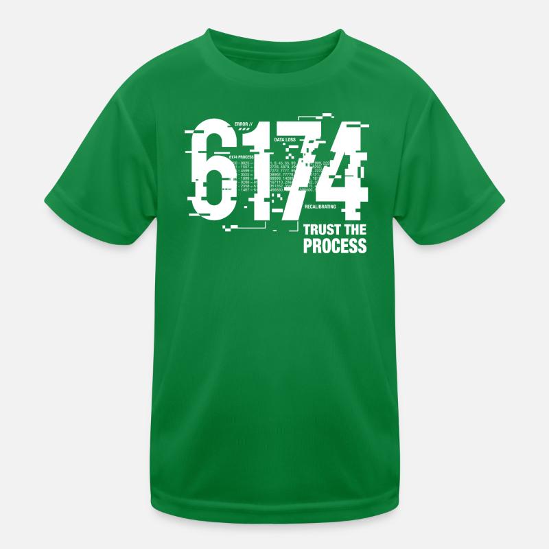 6174 Kaprekar Constant Glitch Math Kids Functional T-Shirt