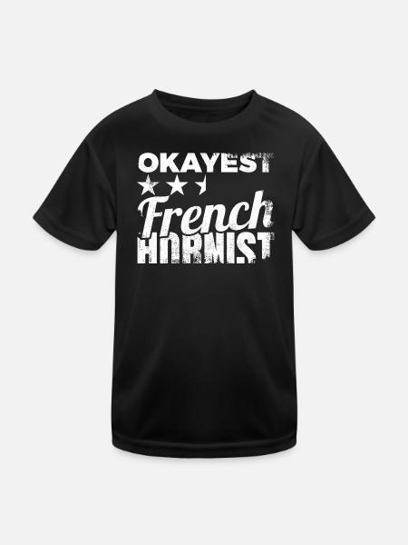 Coriste moyen - T-shirt sport Enfant - noir - Devant