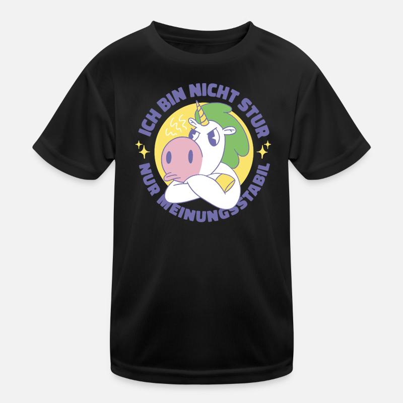 Einhorn Stur HP Kinder Funktions-T-Shirt