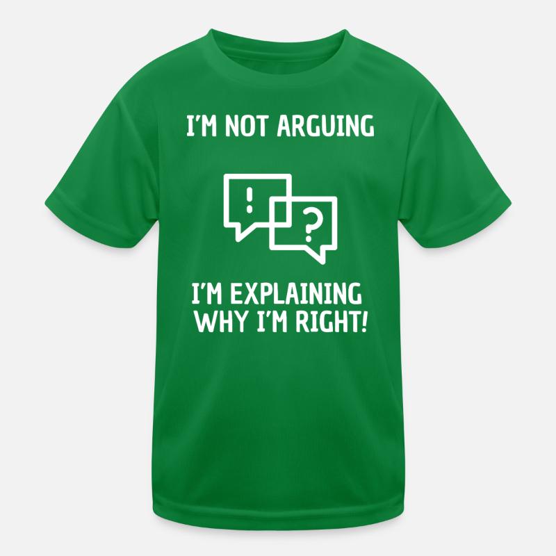 J’explique pourquoi j’ai raison T-shirt sport Enfant