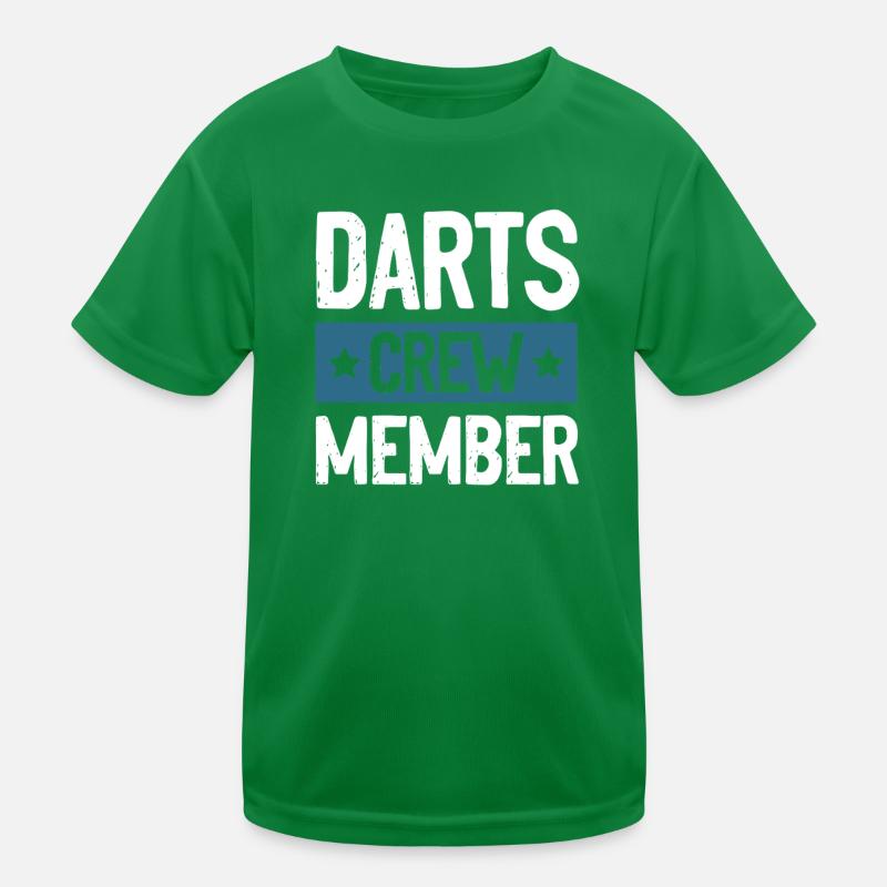 Darts Crew Kinder Funktions-T-Shirt