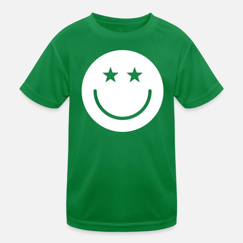 Smiley Design – Minimal & Positiv Kinder Funktions-T-Shirt