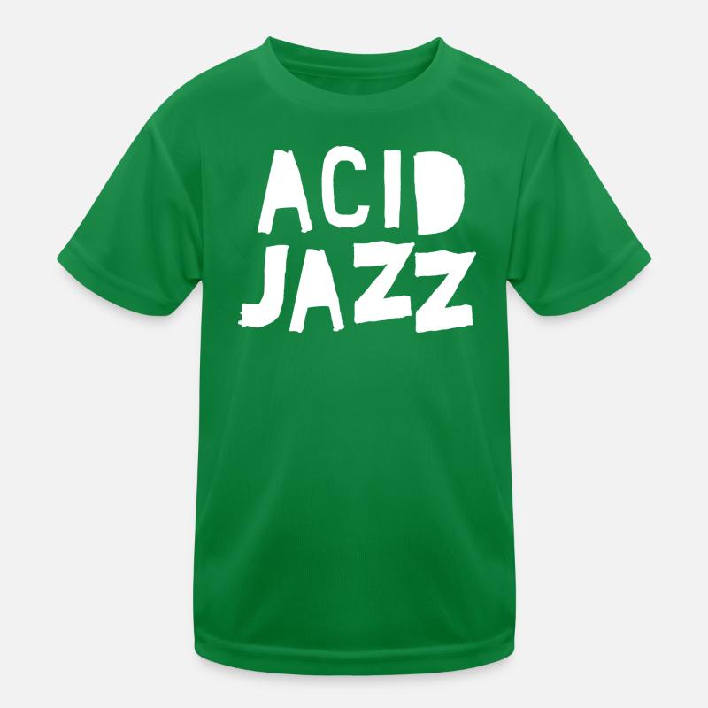 Acid Jazz Bold Typography Tee T-shirt sport Enfant