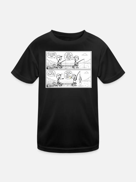 Süchtig nach Engagement - Kinder Funktions-T-Shirt - Schwarz - Vorne