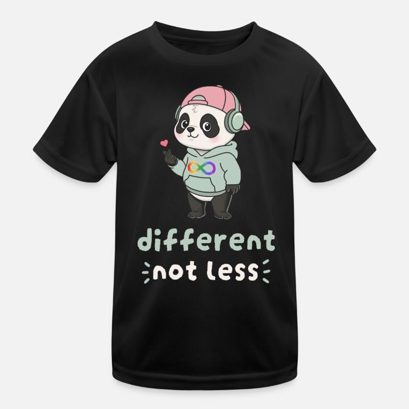 Différent, pas moins panda T-shirt sport Enfant