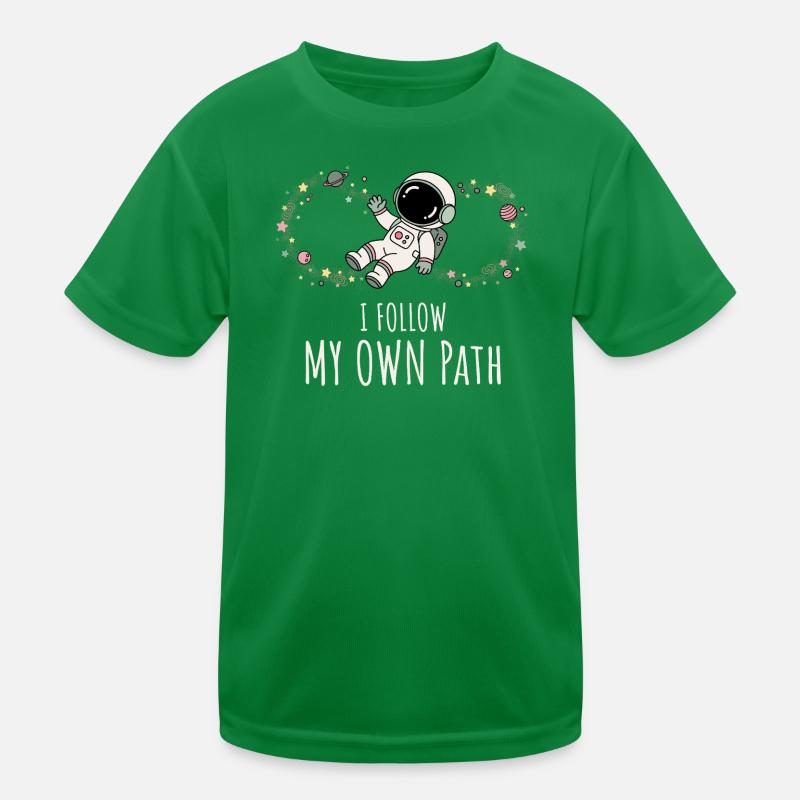 Je suis mon propre chemin, Autronaute T-shirt sport Enfant
