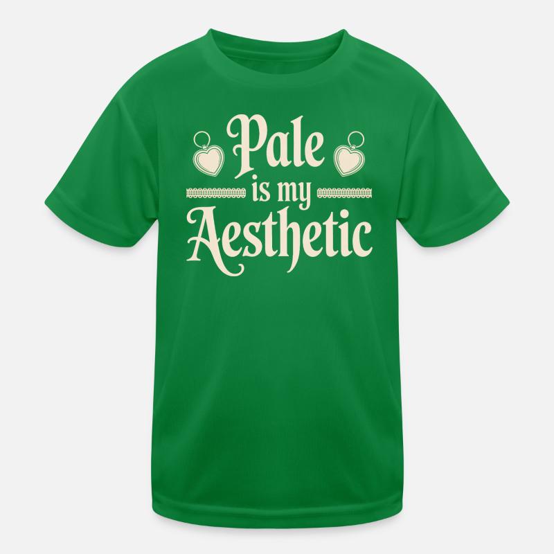 Pale Is My Aesthetic Kids Functional T-Shirt