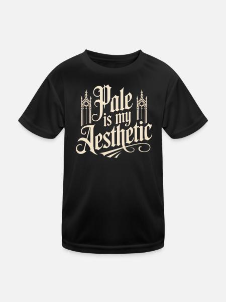 Pole is My Aesthetic - Kids Functional T-Shirt - black - Front
