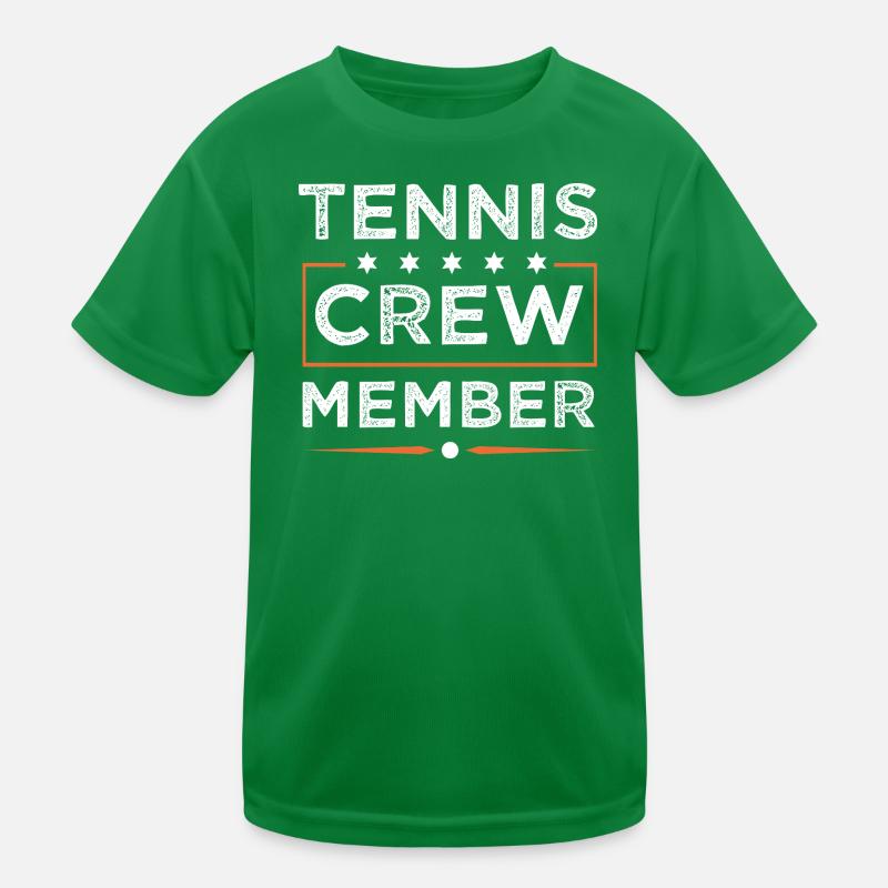 Tennis Crew Kinder Funktions-T-Shirt