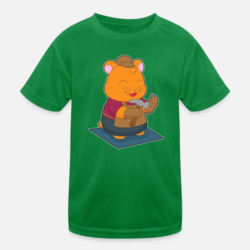 Artisanat du marteau charpentier hamster T-shirt sport Enfant