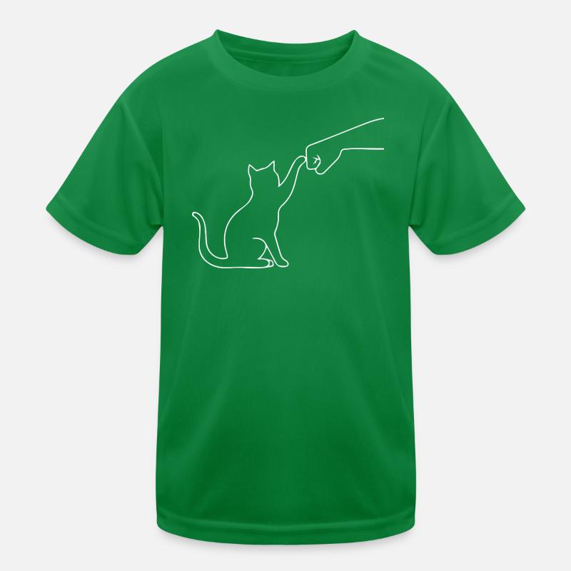 Cat Paw Funny Kids Functional T-Shirt