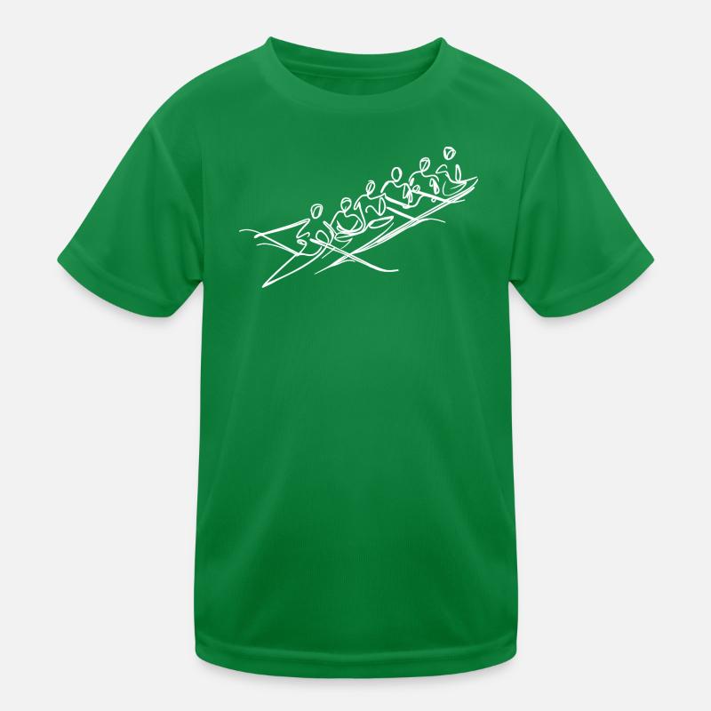 Rudermannschaft Skizze Kinder Funktions-T-Shirt