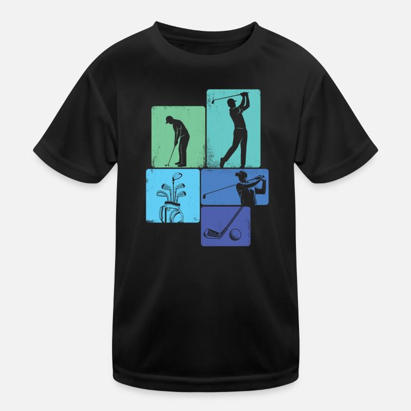 Scenic Golf Course Fairway Lover Style Kids Functional T-Shirt