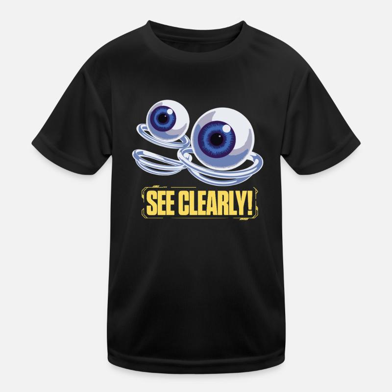 Voir clairement le graphique oculaire T-shirt sport Enfant