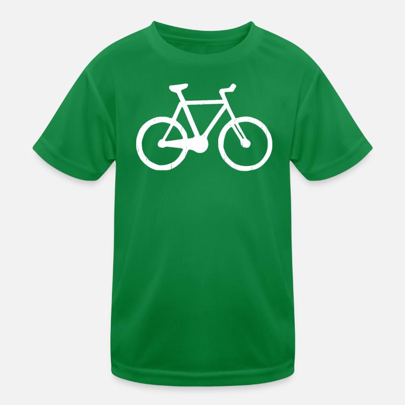 Fahrrad Rad Kinder Funktions-T-Shirt