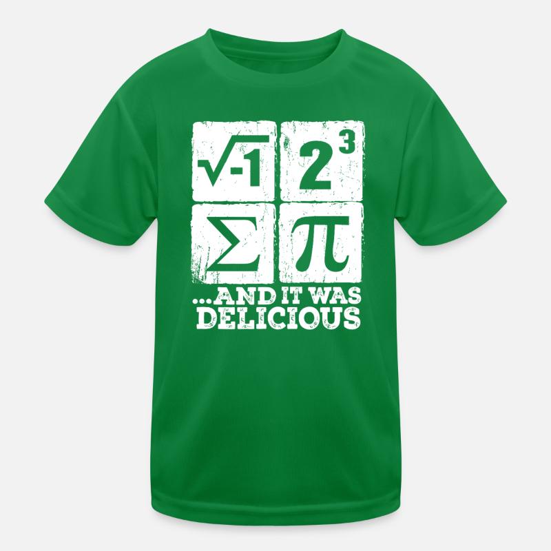 Pi, i and Sigma: Delicious Math Kids Functional T-Shirt
