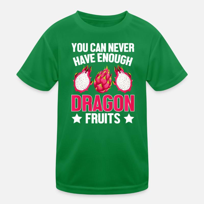 Genug Drachenfrüchte Design Kinder Funktions-T-Shirt