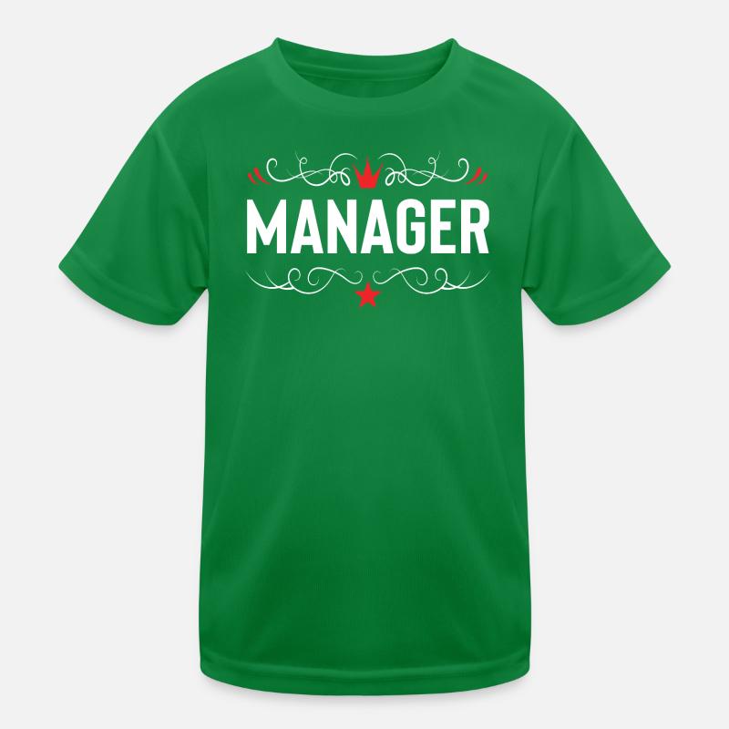 Manager Profession Kids Functional T-Shirt