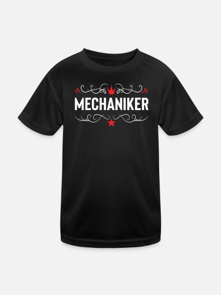 MMA Fighter Mixed Martial Arts - Kinder Funktions-T-Shirt - Schwarz - Vorne