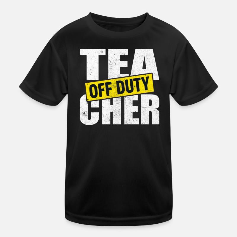 Teacher Time Out Off Duty Kids Functional T-Shirt