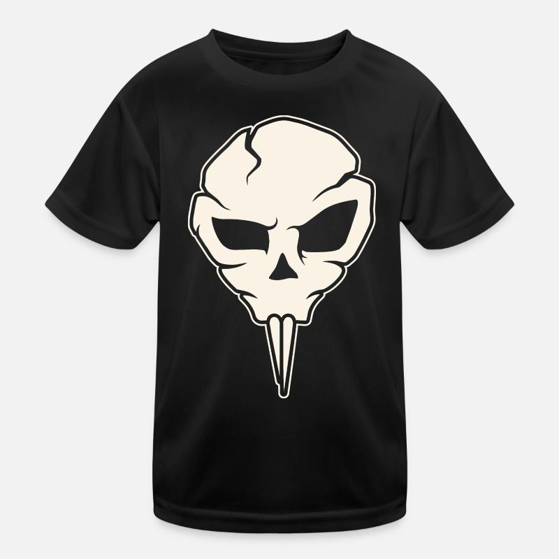 Nosferatu Totenkopf Kinder Funktions-T-Shirt