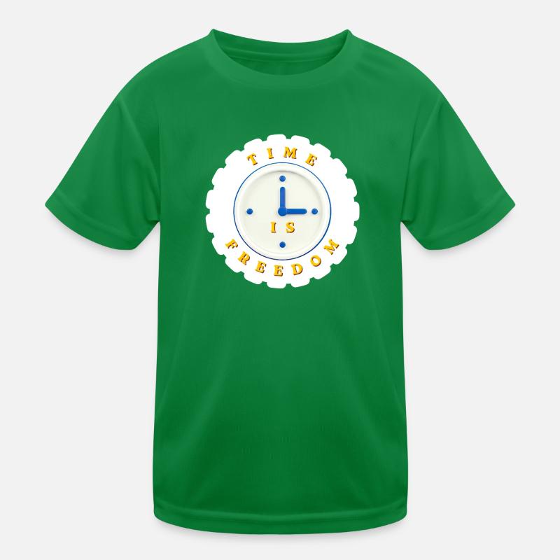 Le temps est la liberté T-shirt sport Enfant