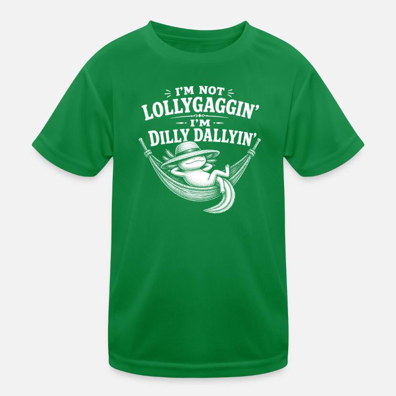 Ich trödel nicht, ich trödel, Axolotl! Kinder Funktions-T-Shirt
