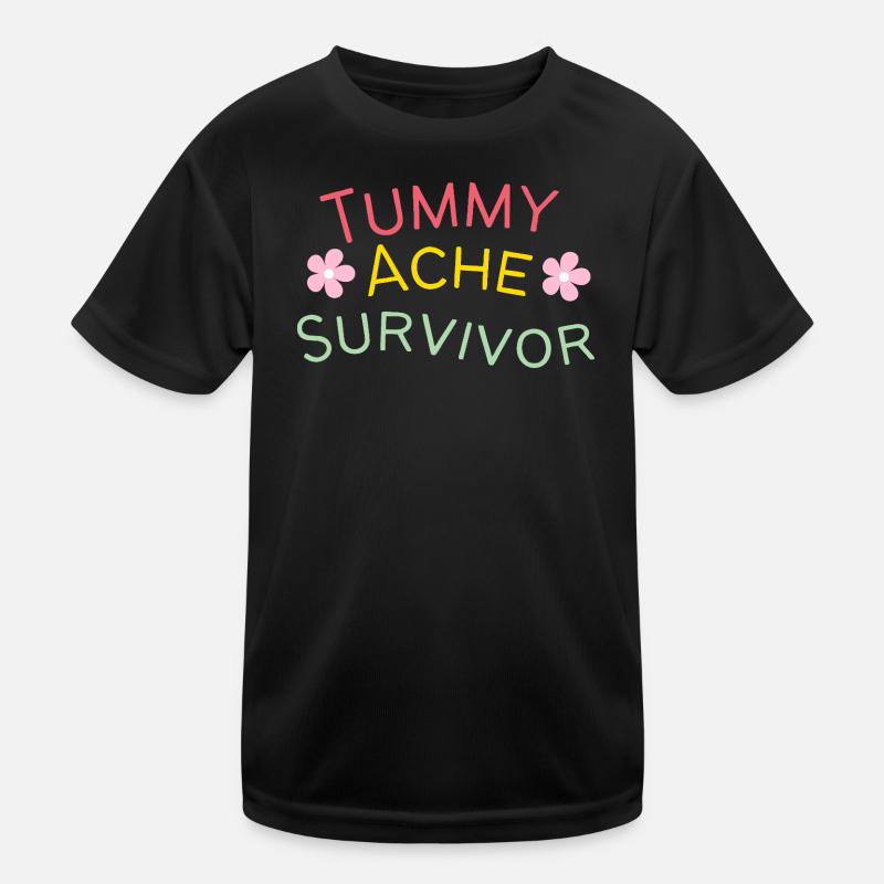 Tummy Ache Survivor Kids Functional T-Shirt