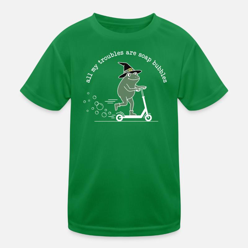 All My Troubles Are Soap Bubbles Kinder Funktions-T-Shirt
