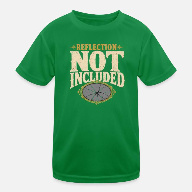 Haunted mirror, cursed mirror spirit in the mirror, Kids Functional T-Shirt