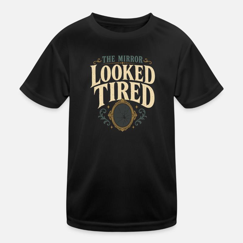 Haunted mirror, cursed mirror spirit in the mirror, Kids Functional T-Shirt