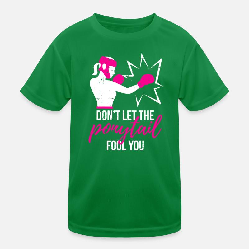 Puissance de queue de cheval percutante T-shirt sport Enfant