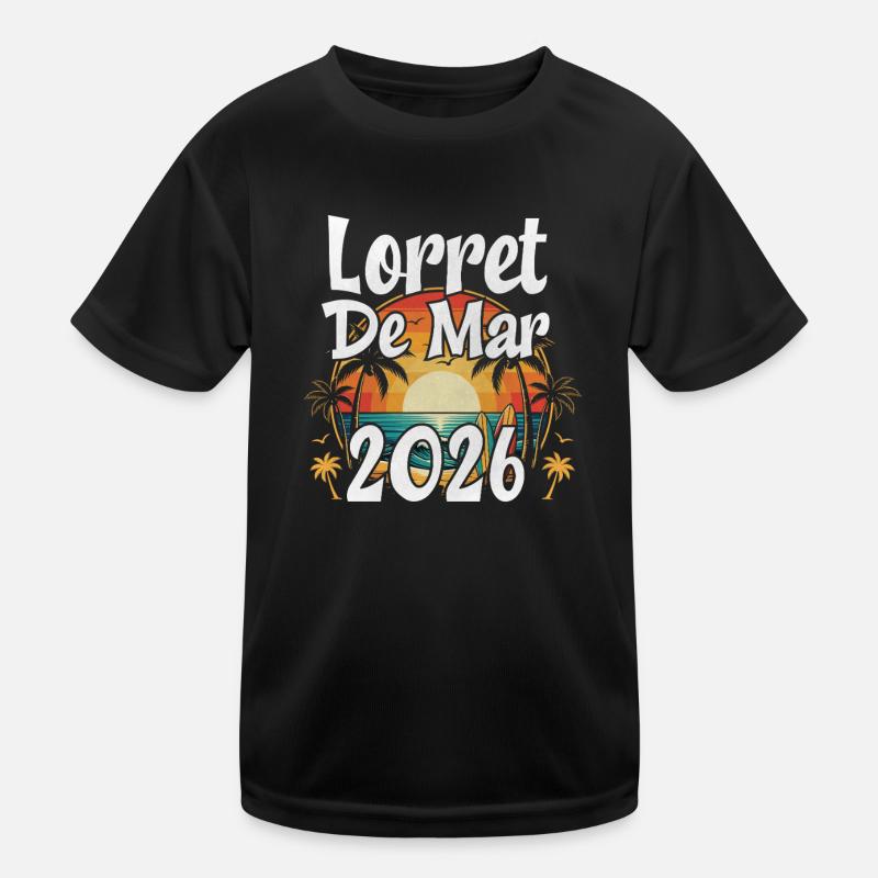 Lloret De Mar 2026 Kinder Funktions-T-Shirt
