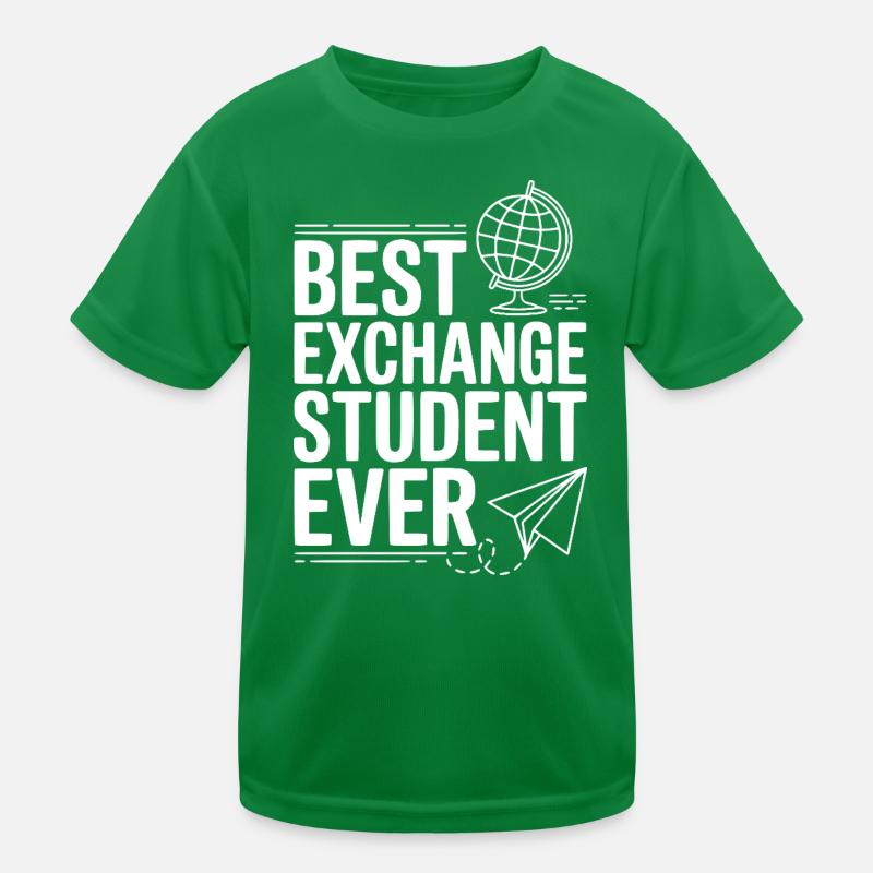 Best Exchange Student Ever Kids Functional T-Shirt