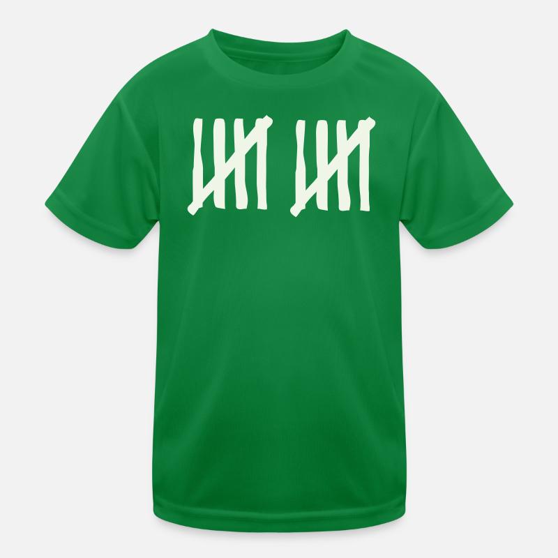stripes_10 Kinder Funktions-T-Shirt