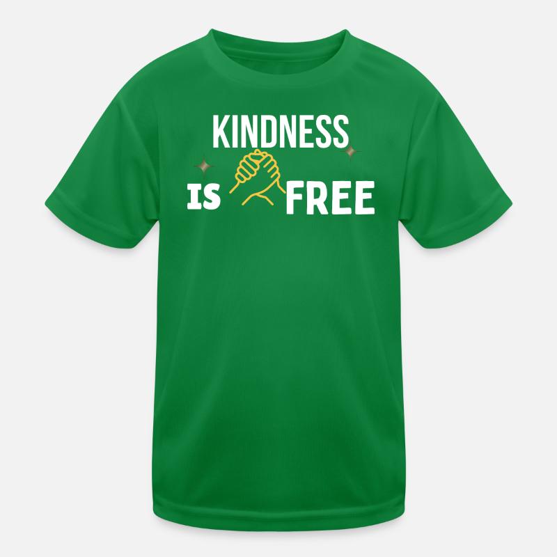 La gentillesse est gratuite – T-shirt minimaliste poignée de main dorée T-shirt sport Enfant