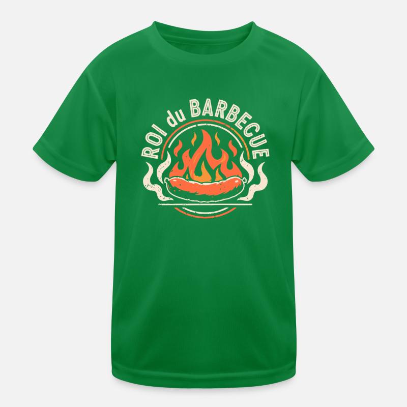 Roi du Barbecue T-shirt sport Enfant